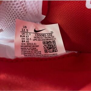 Nike Vapor Edge Speed 360 White/Red Crimson Football Cleats. NWT or box